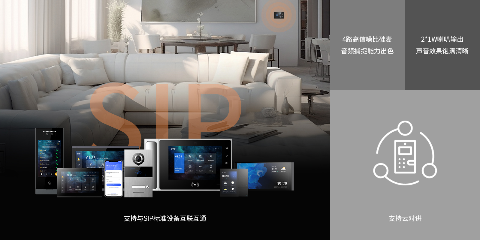 SIP可视对讲，视远声清